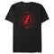 Men's The Flash Time Travel Lightning Bolt T-Shirt