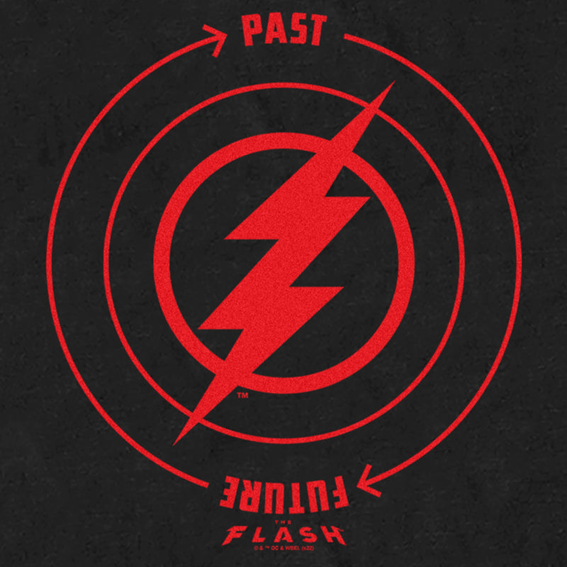 Men's The Flash Time Travel Lightning Bolt T-Shirt