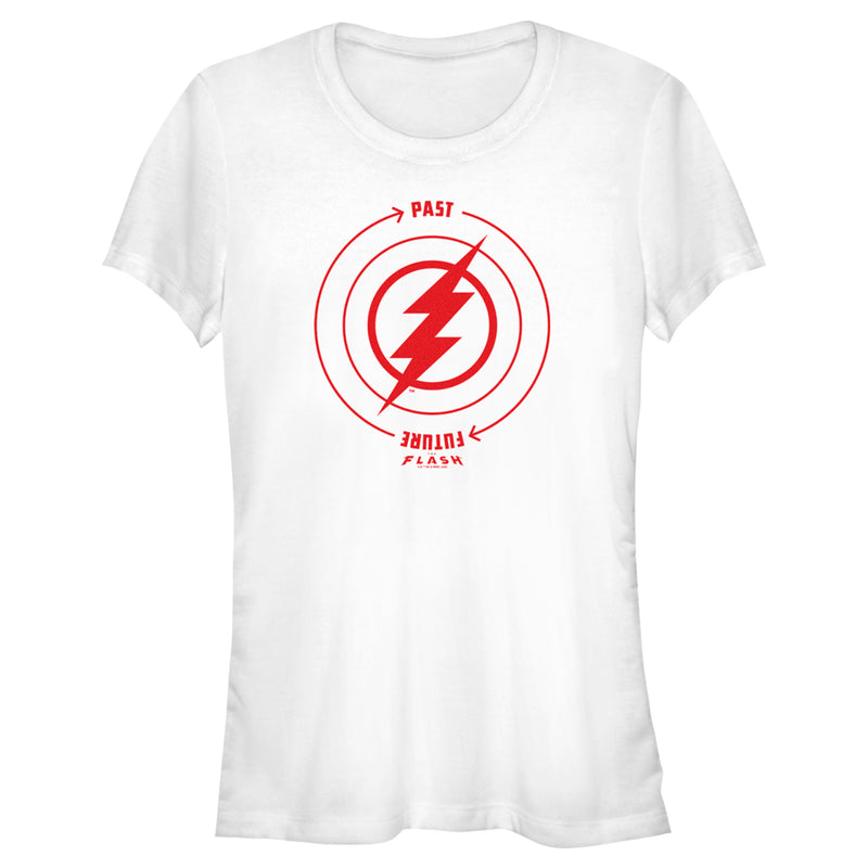 Junior's The Flash Time Travel Lightning Bolt T-Shirt