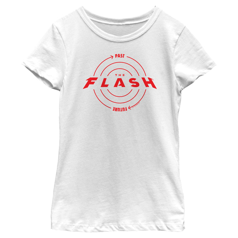 Girl's The Flash Time Travel Logo T-Shirt