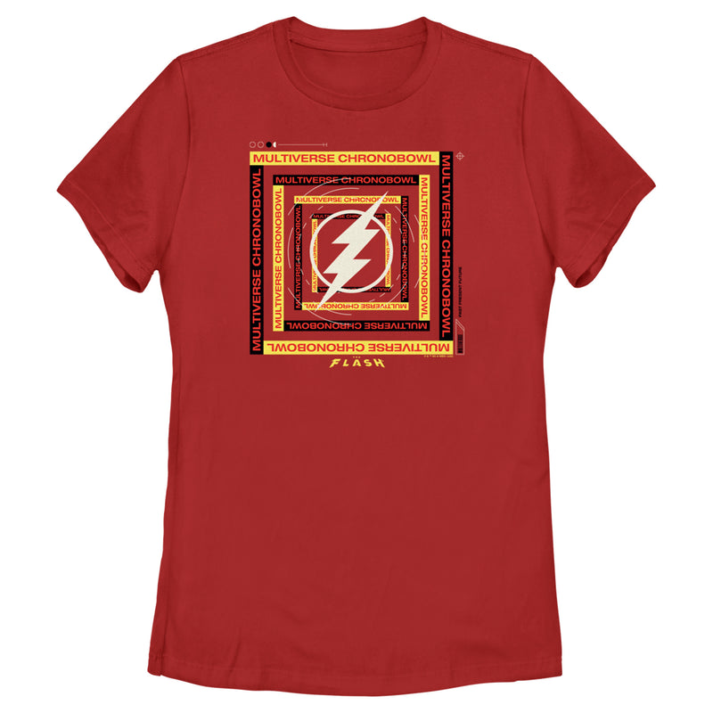 Women's The Flash Multiverse Chronobowl T-Shirt