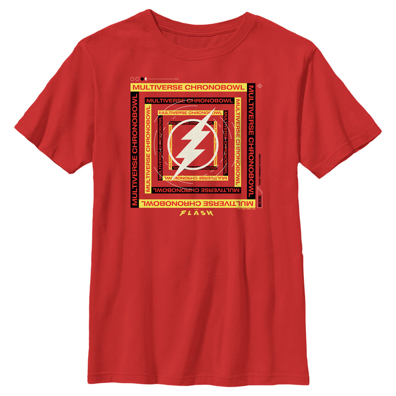 Boy's The Flash Multiverse Chronobowl T-Shirt