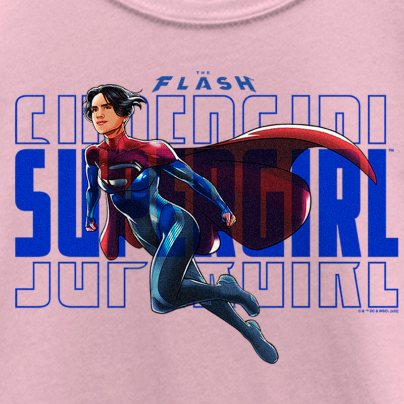 Girl's The Flash Supergirl Sky Flight T-Shirt