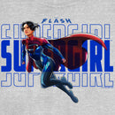 Junior's The Flash Supergirl Sky Flight T-Shirt