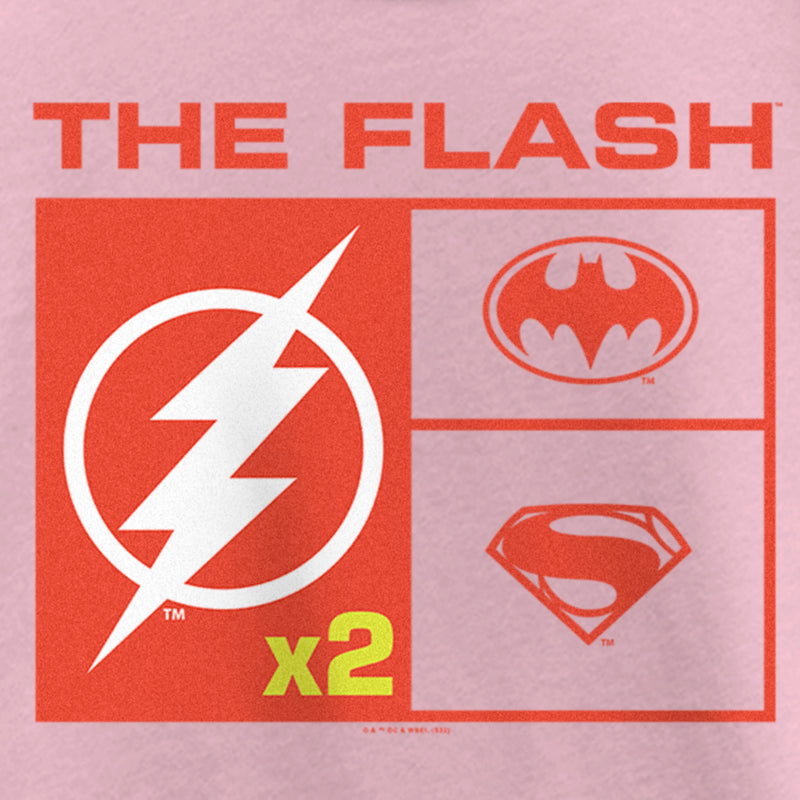 Girl's The Flash Team Icons T-Shirt