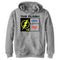 Boy's The Flash Team Members Logo Boxed Pull Over Hoodie