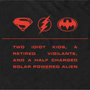 Men's The Flash Two Idiot Kids Quote T-Shirt