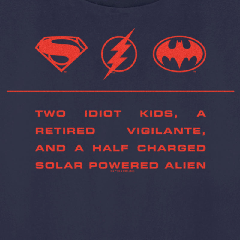 Women's The Flash Two Idiot Kids Quote T-Shirt