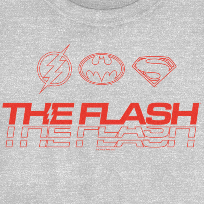 Junior's The Flash Heroes Classic Emblems T-Shirt