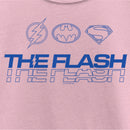 Girl's The Flash Heroes Classic Blue Emblems T-Shirt