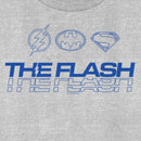 Women's The Flash Heroes Classic Blue Emblems T-Shirt