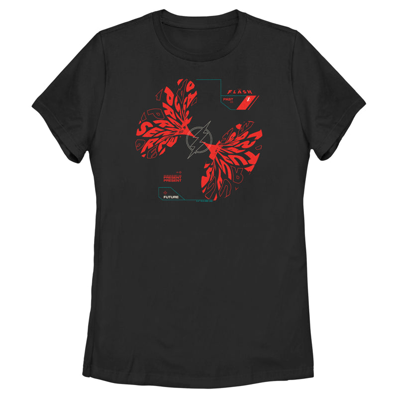 Women's The Flash Past, Present, and Future Collage T-Shirt