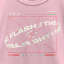 Girl's The Flash Multiverse Curved Logo T-Shirt