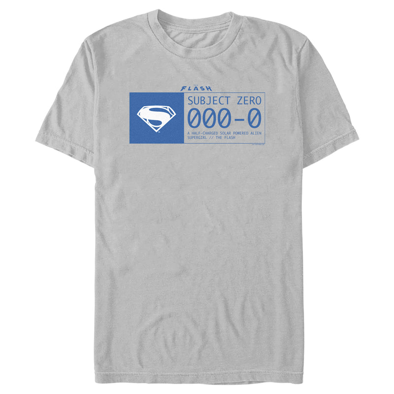 Men's The Flash Supergirl Subject Zero Blue T-Shirt