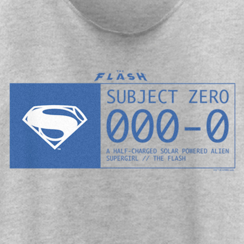 Women's The Flash Supergirl Subject Zero Blue Racerback Tank Top