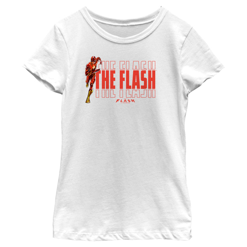 Girl's The Flash Speedster Barry Allen Logo T-Shirt