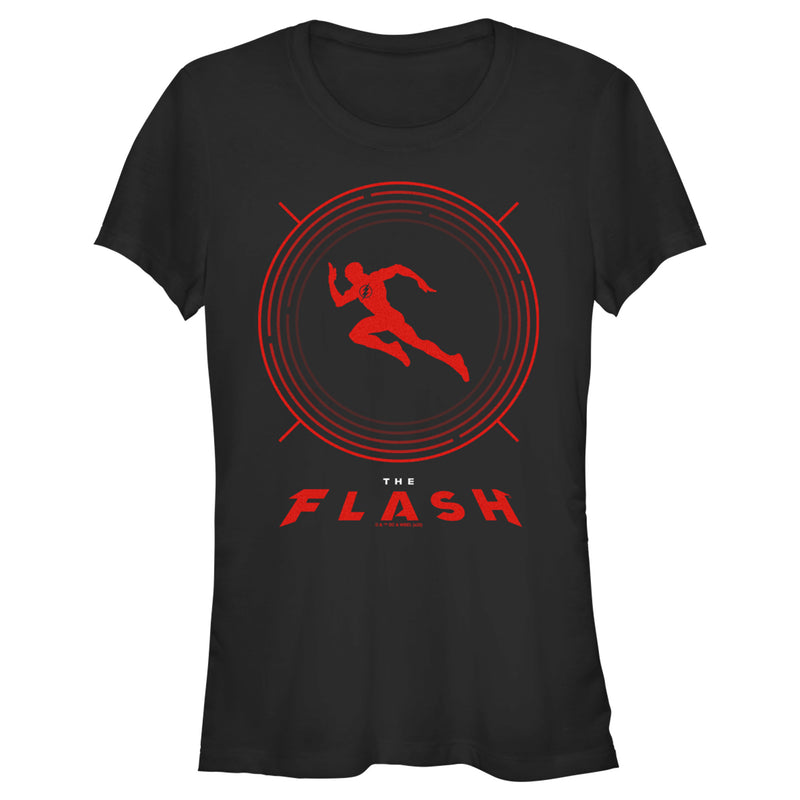 Junior's The Flash Speedster Red Silhouette T-Shirt