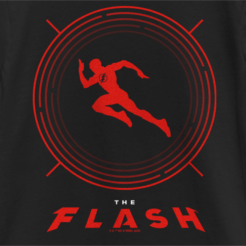 Girl's The Flash Speedster Red Silhouette T-Shirt