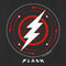 Women's The Flash White Lightning Bolt Stamp T-Shirt
