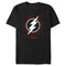 Men's The Flash Large Lightning Bolt Stamp T-Shirt