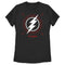 Women's The Flash Large Lightning Bolt Stamp T-Shirt