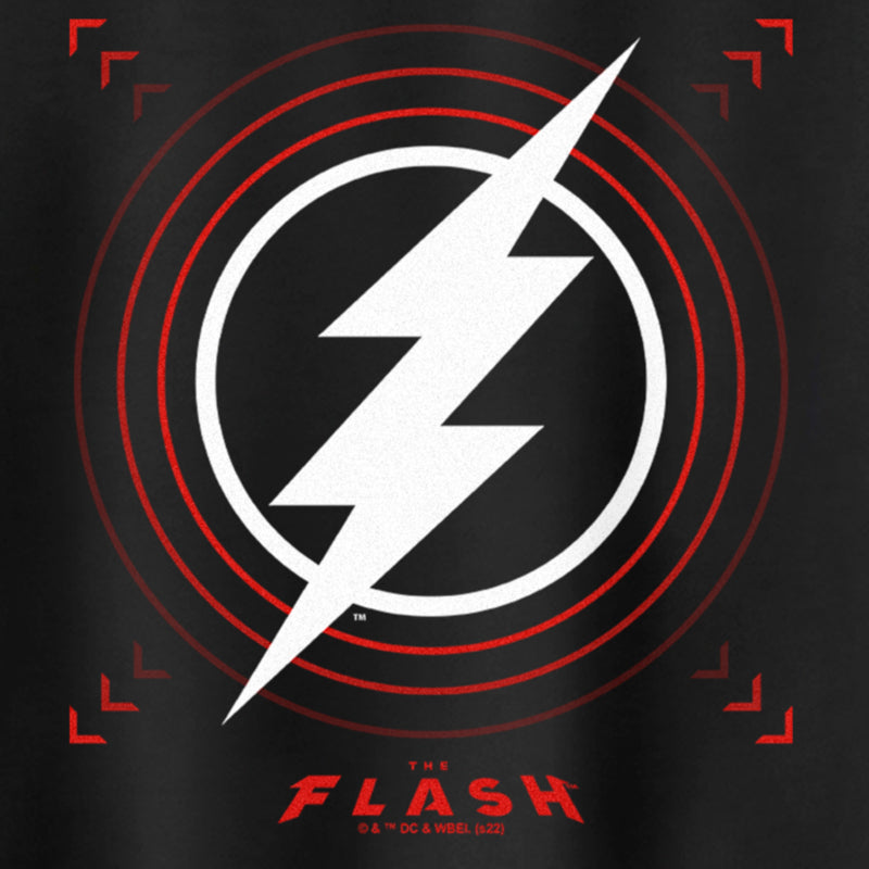 Junior's The Flash Large Lightning Bolt Stamp Racerback Tank Top