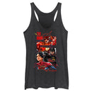 Women's The Flash comics Book Superheroes Logo Racerback Tank Top