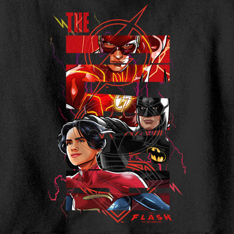 Boy's The Flash comics Book Superheroes Logo Pull Over Hoodie