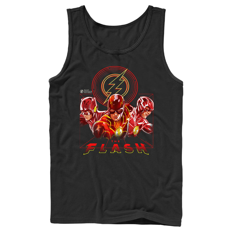 Men's The Flash Triple Trouble Tank Top