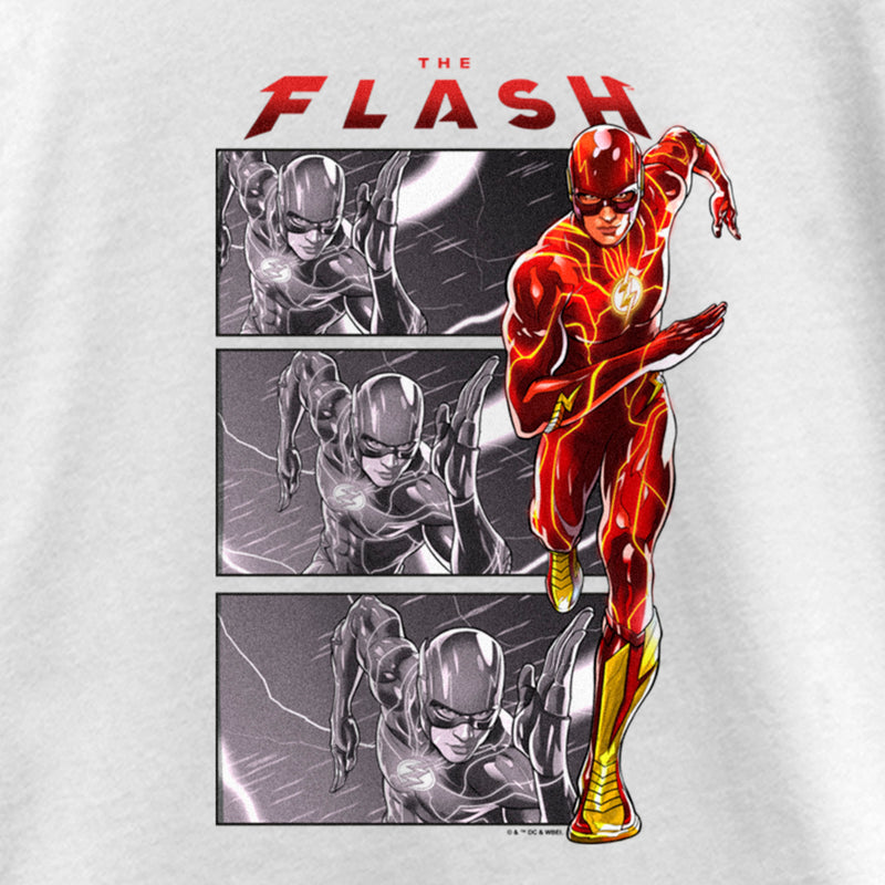 Girl's The Flash Speedster comics Book Panels T-Shirt