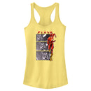 Junior's The Flash Speedster comics Book Panels Racerback Tank Top