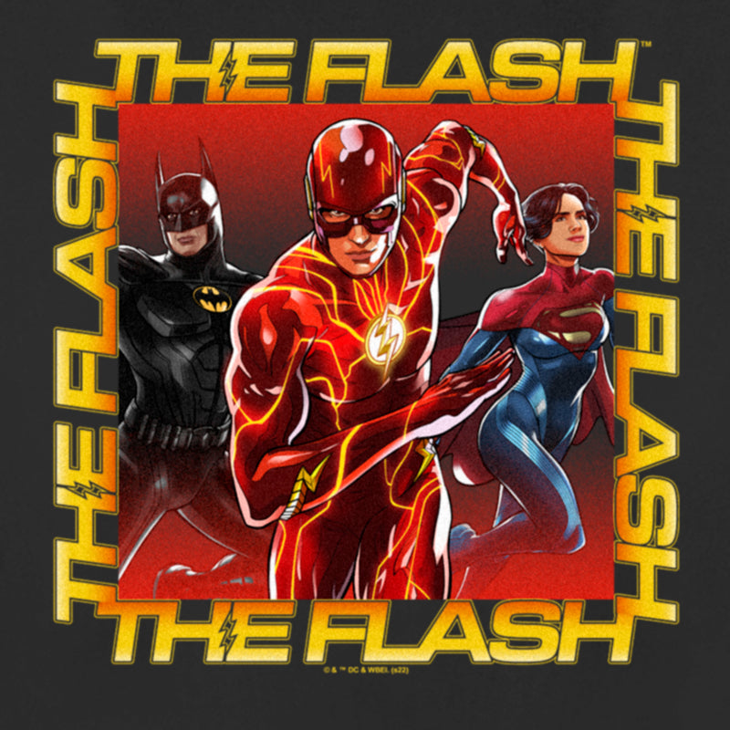 Women's The Flash Boxed Superheroes T-Shirt