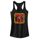 Junior's The Flash Boxed Superheroes Racerback Tank Top