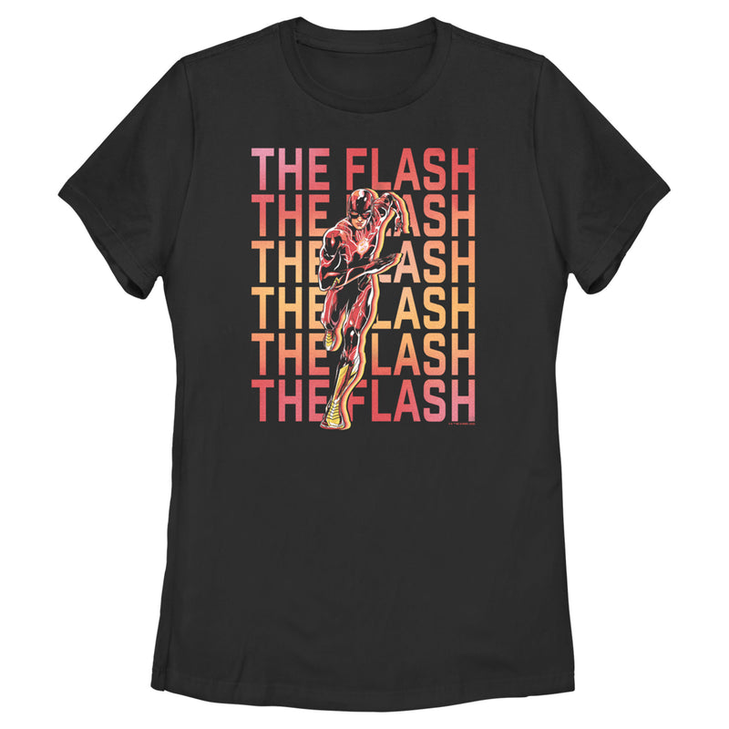 Women's The Flash Speedster Stacked Logo T-Shirt