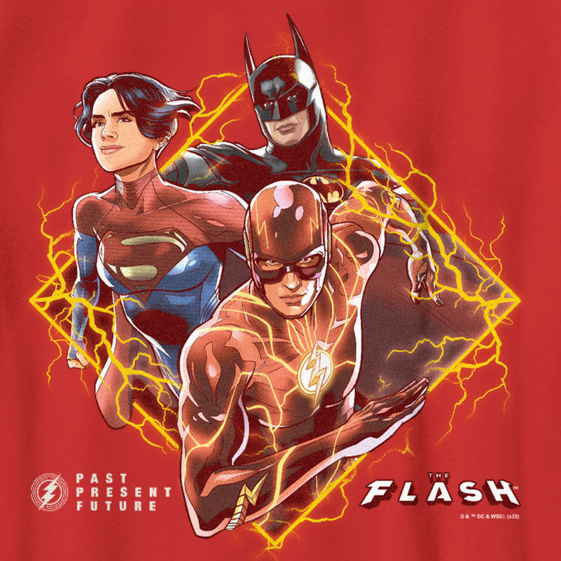 Boy's The Flash Past, Present and Future Superheroes T-Shirt