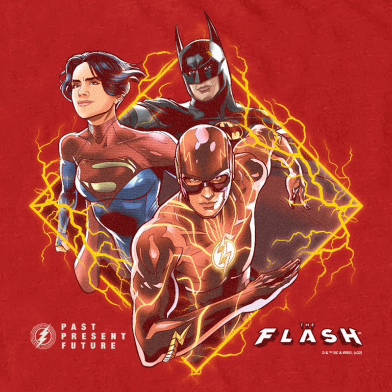 Men's The Flash Past, Present and Future Superheroes T-Shirt