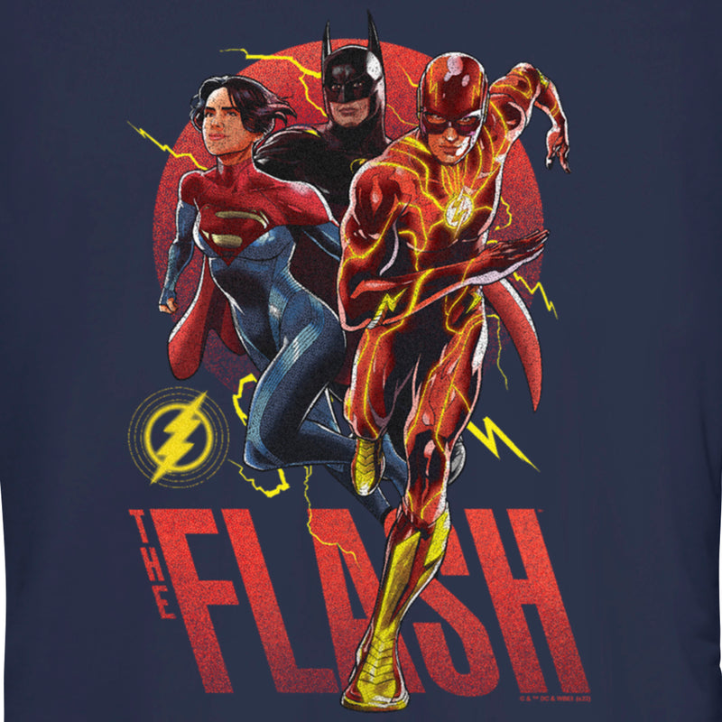 Junior's The Flash Distressed Heroes T-Shirt