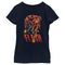 Girl's The Flash Distressed Superheroes Team T-Shirt