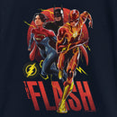 Girl's The Flash Distressed Superheroes Team T-Shirt