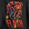 Boy's The Flash Distressed Superheroes Team Pull Over Hoodie