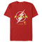 Men's The Flash Saving the Future Lightning Logo T-Shirt