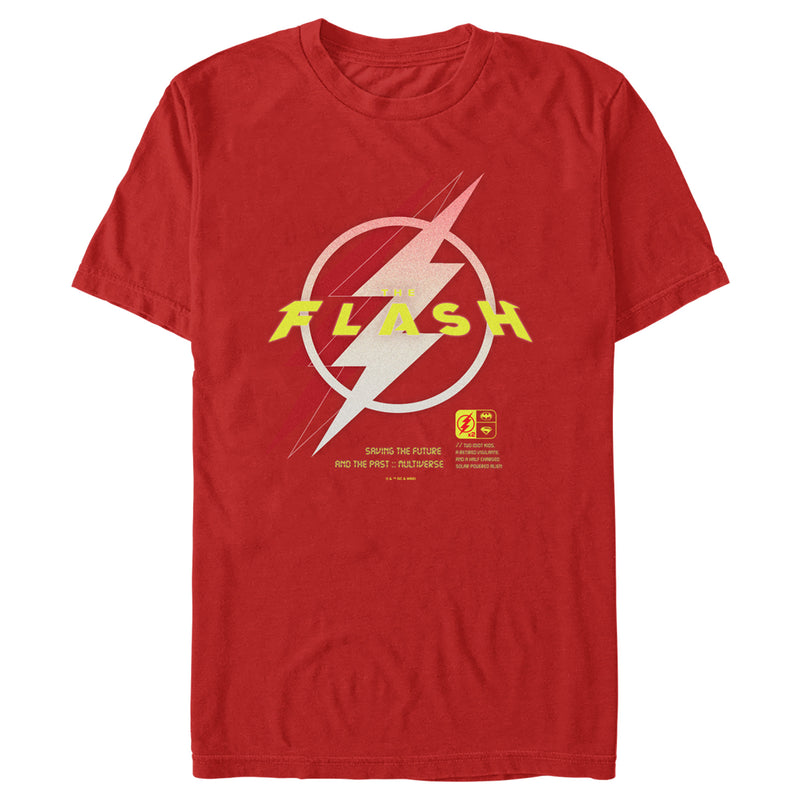 Men's The Flash Saving the Future Lightning Logo T-Shirt