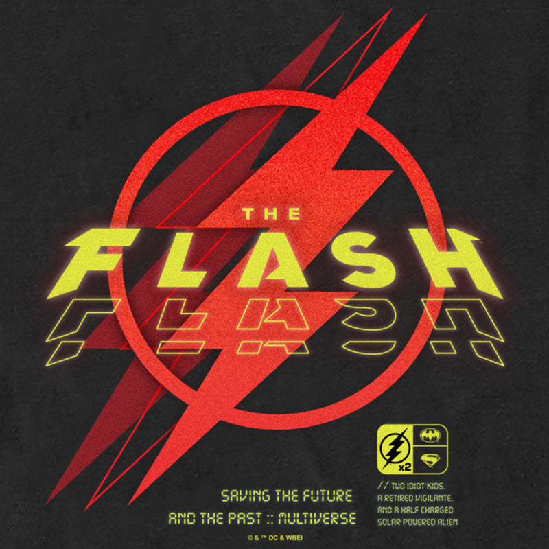 Men's The Flash Saving the Future Lightning Red Logo T-Shirt