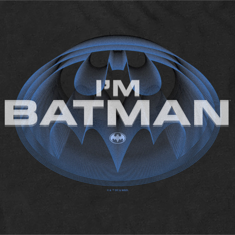 Men's The Flash I'm Batman Emblem T-Shirt