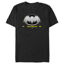 Men's The Flash Lightning Batman Logo T-Shirt