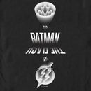 Men's The Flash Speedster and Batman Logos T-Shirt