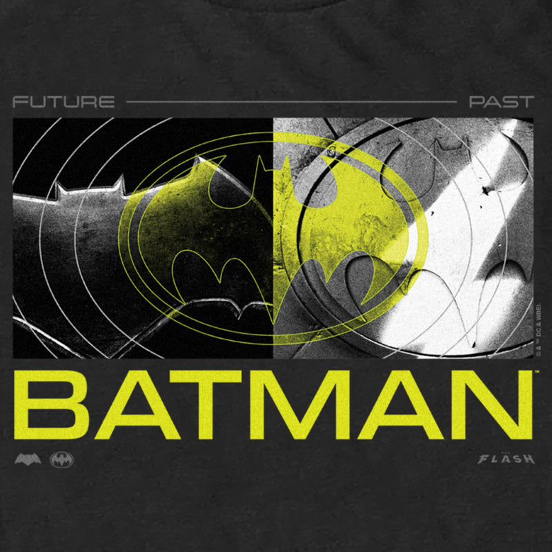 Men's The Flash Neon Yellow Batman Logo T-Shirt