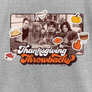 Girl's Friends Thanksgiving Throwbacks Scene T-Shirt