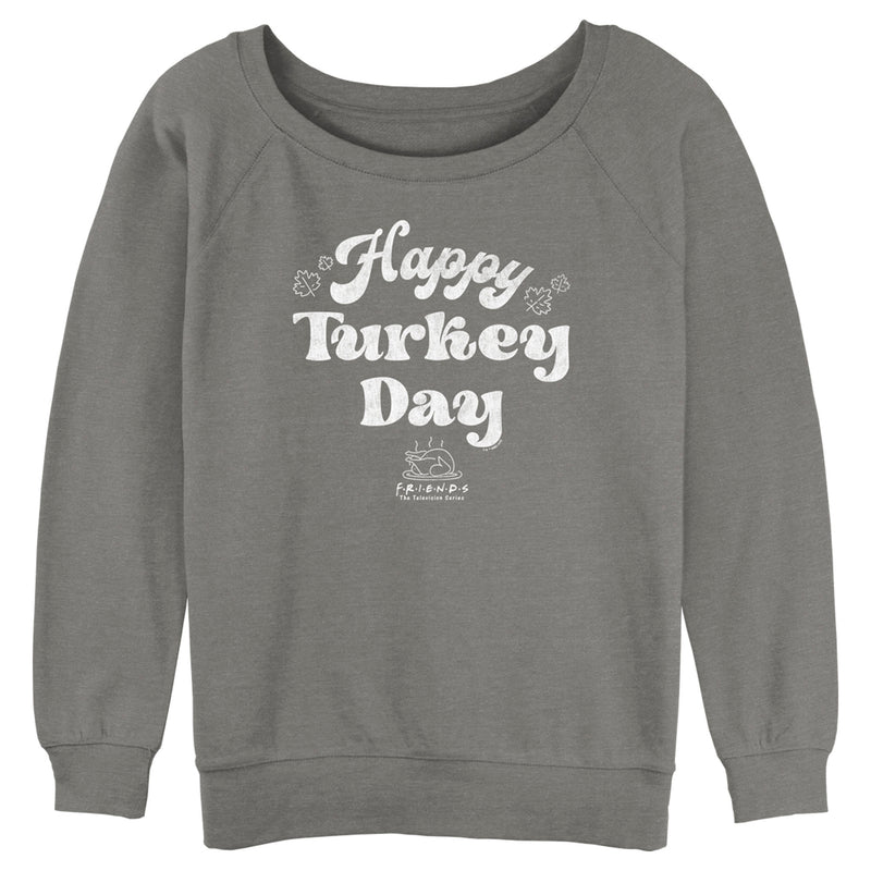 Junior's Friends Happy Turkey Day Sweatshirt