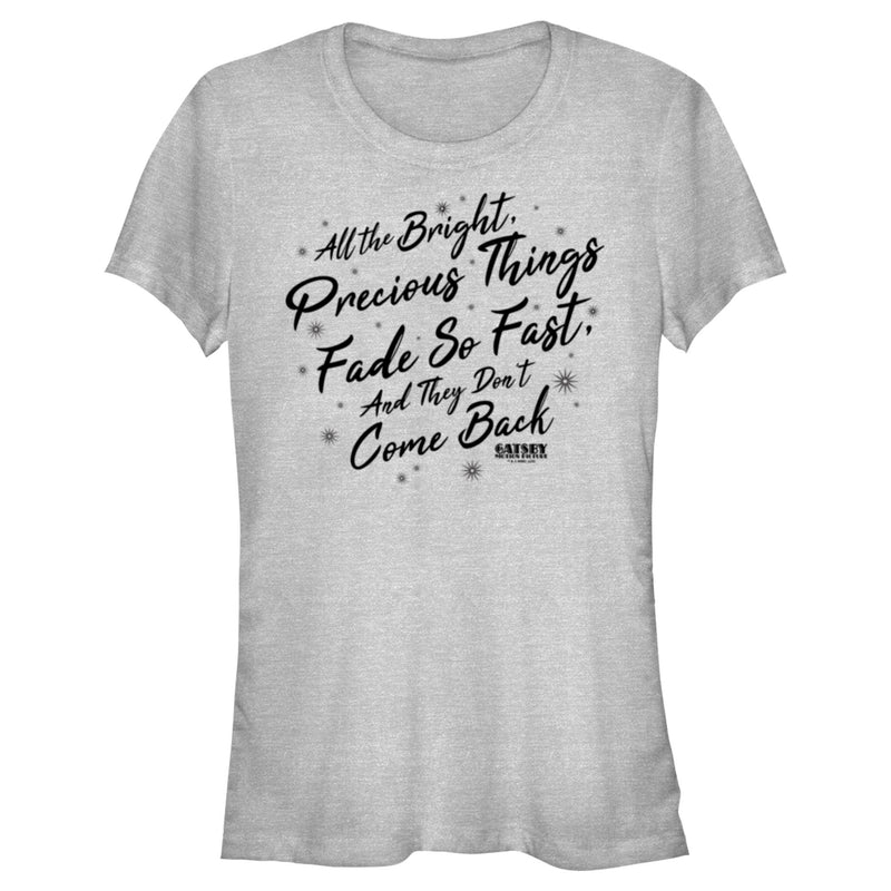 Junior's The Great Gatsby All the Bright Precious Things Quote T-Shirt